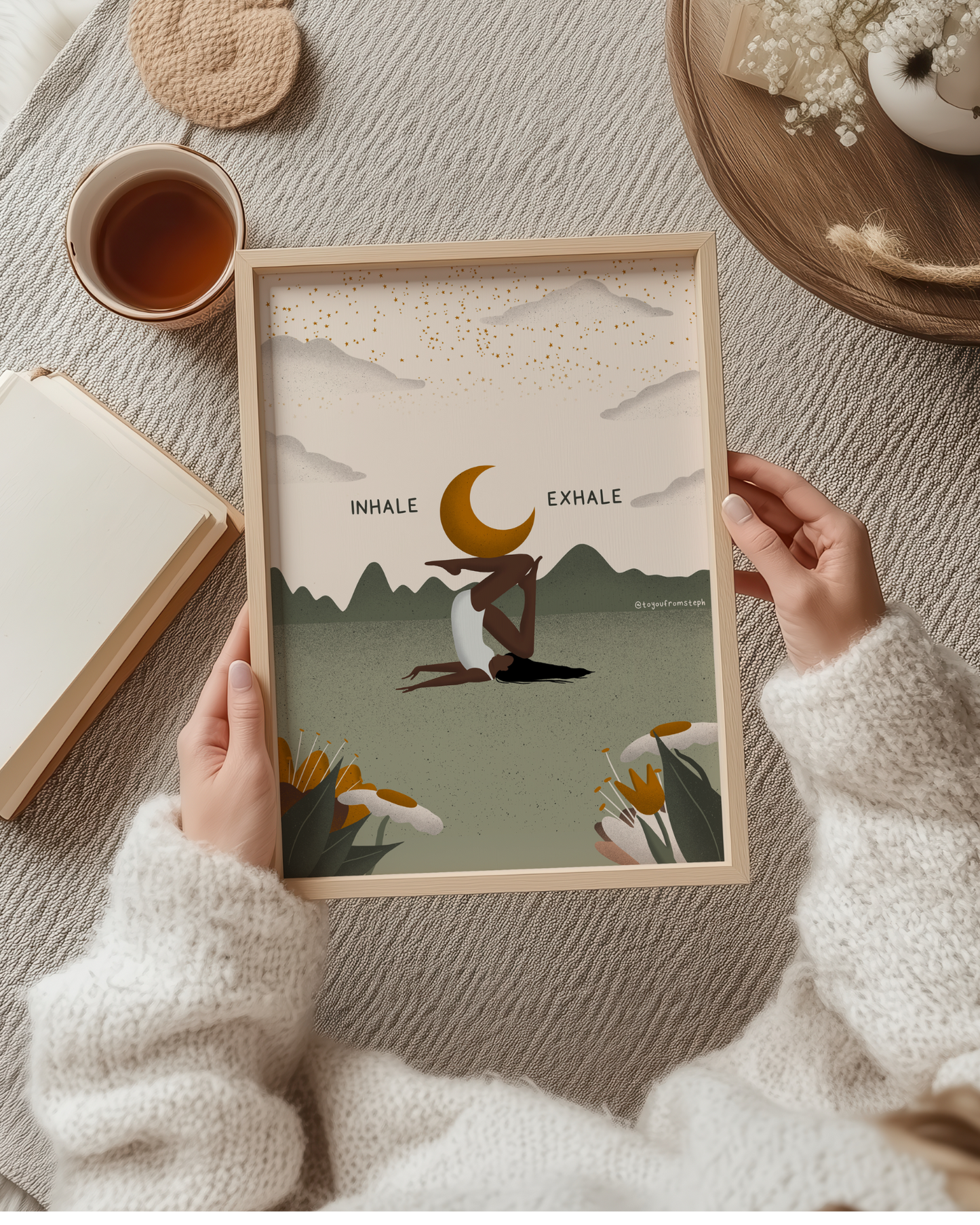 Inhale Exhale - Art Print