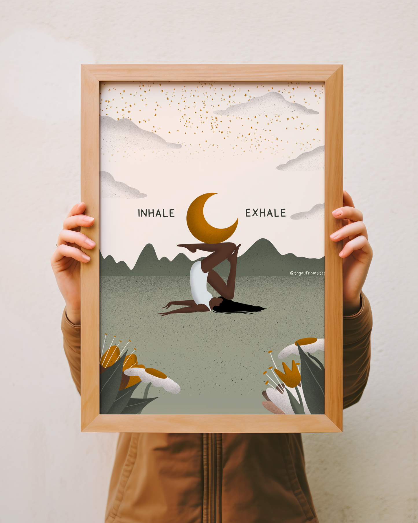 Inhale Exhale - Art Print