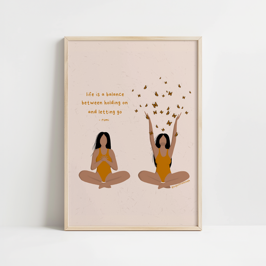 Letting Go - Art Print