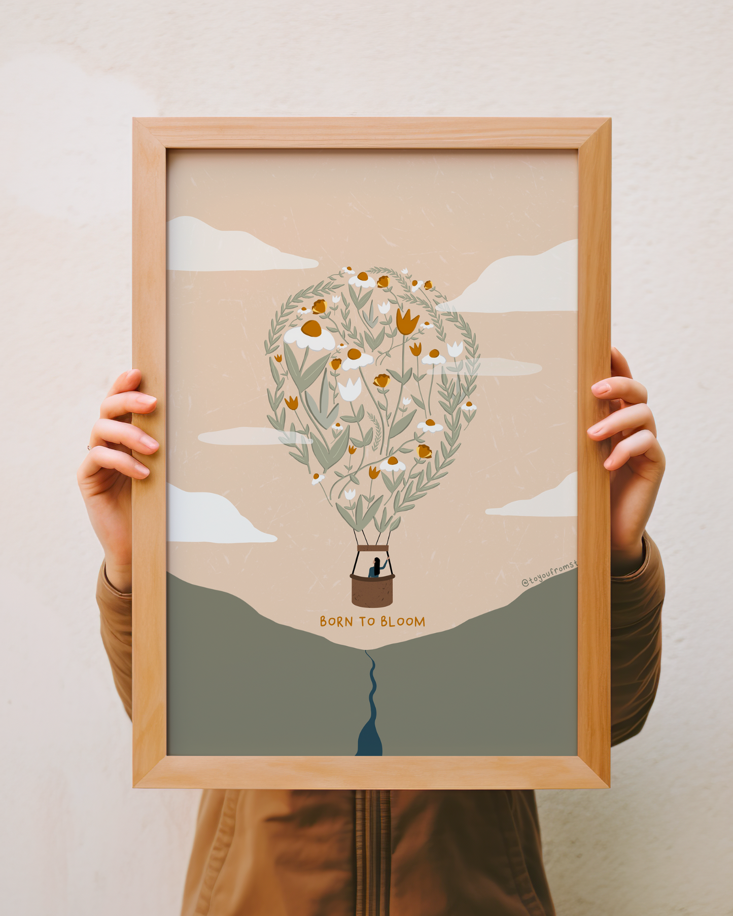 Born to Bloom - Art Print