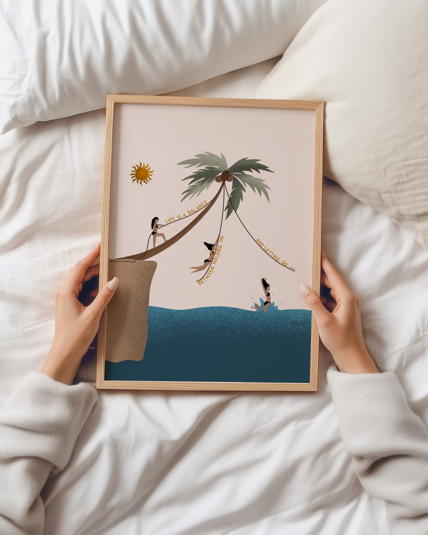 Life is a Balance - Art Print