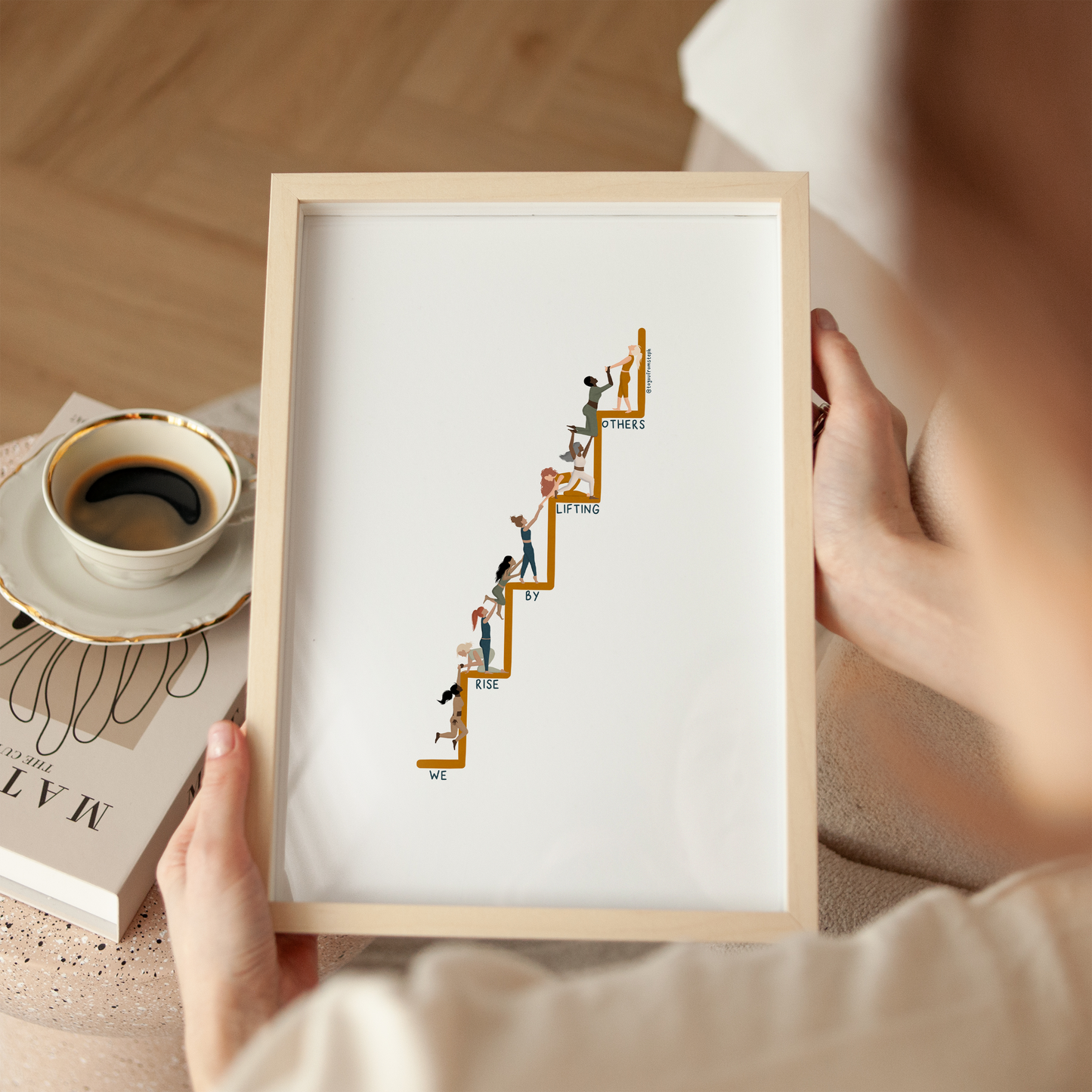 Lifting Others - Art Print