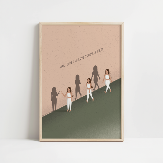 Love Yourself First - Art Print