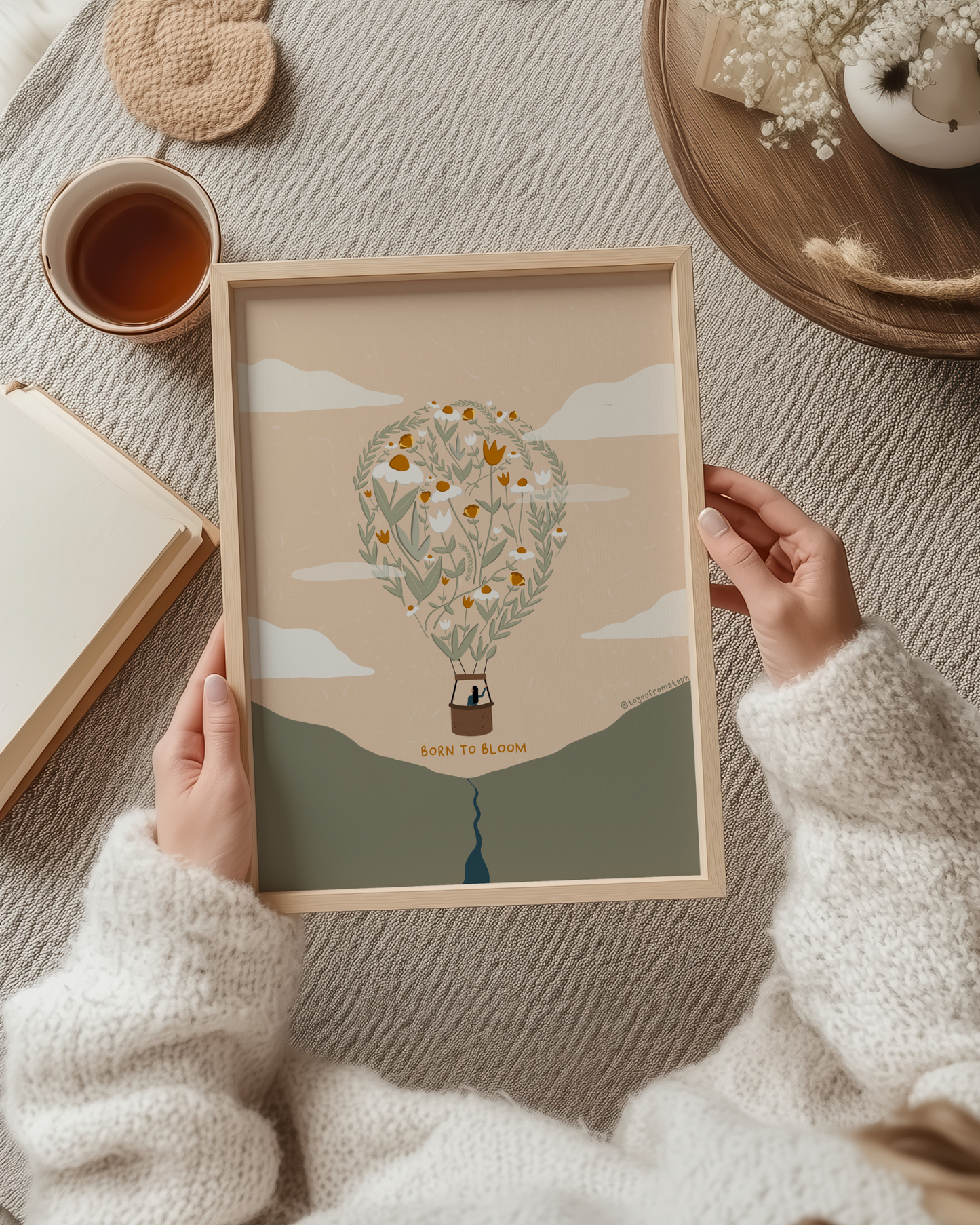 Born to Bloom - Art Print