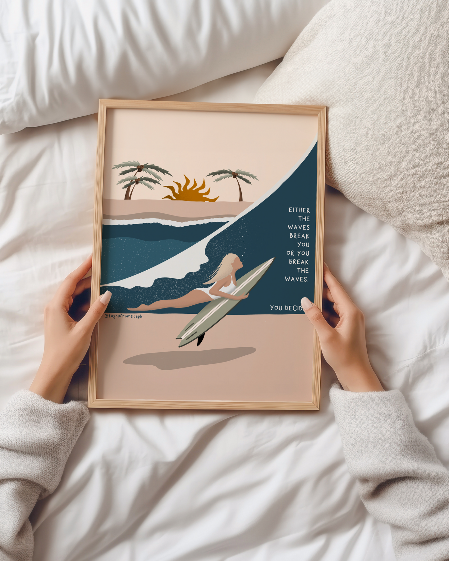Break the Waves - Art Print