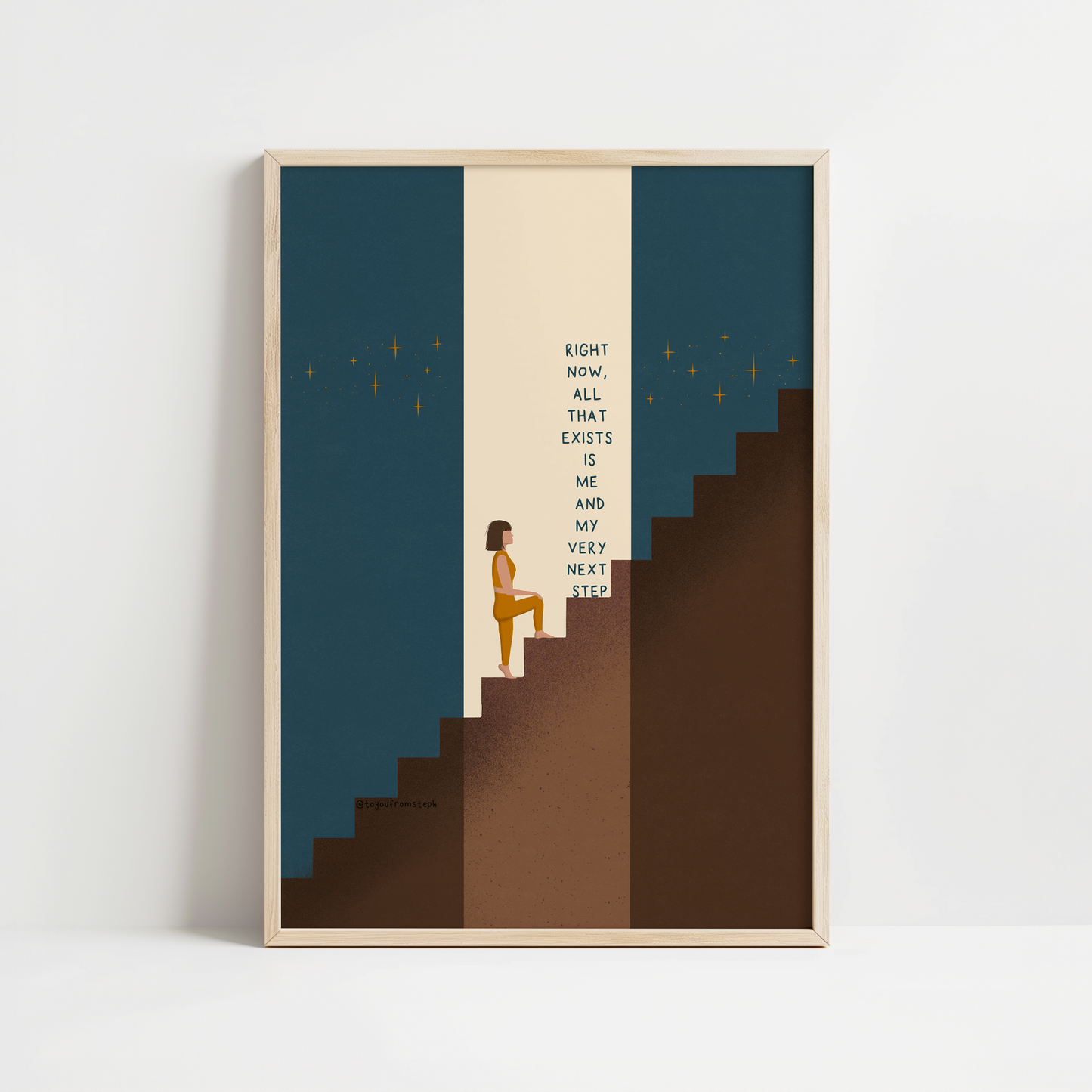 My Very Next Step - Art Print