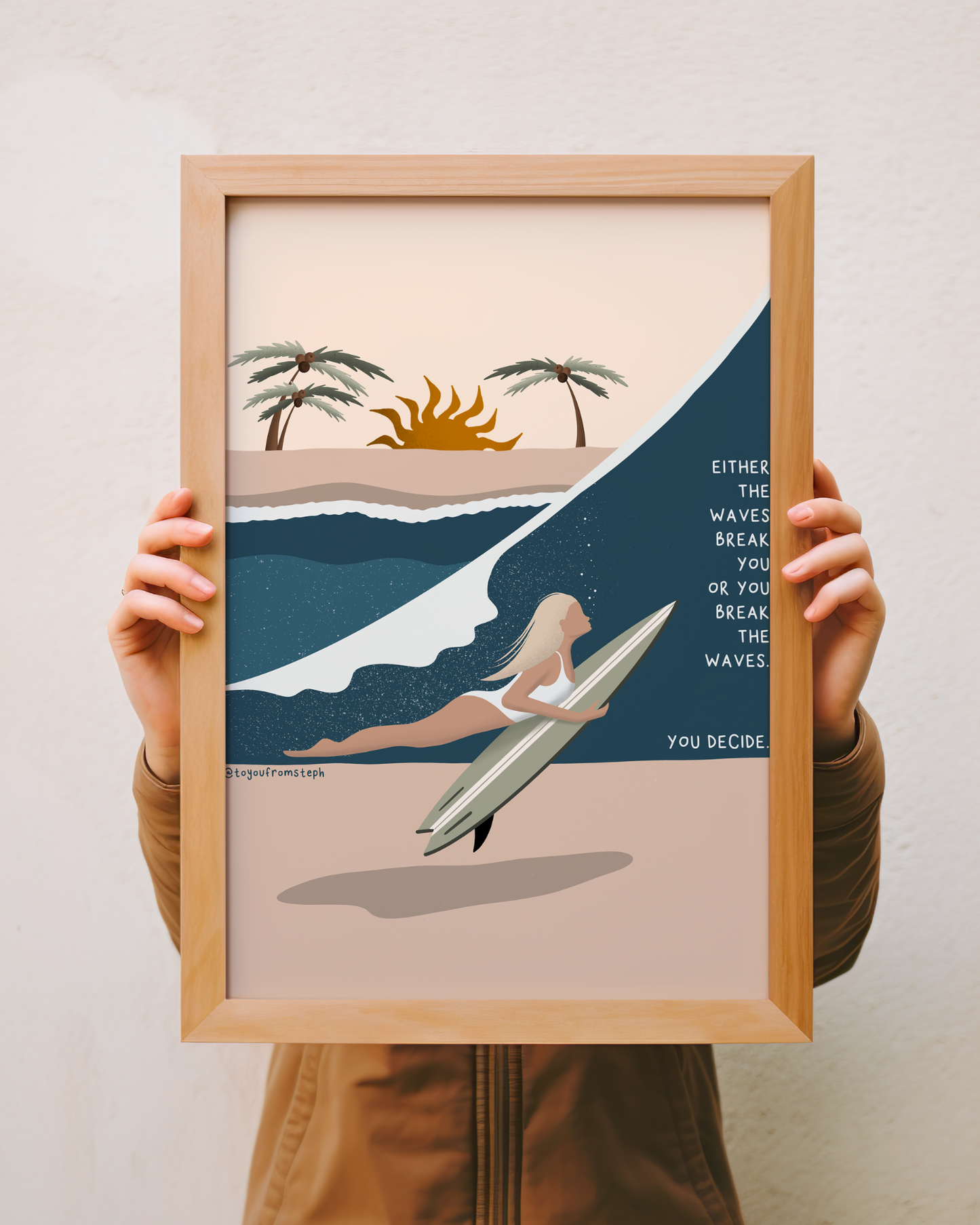 Break the Waves - Art Print