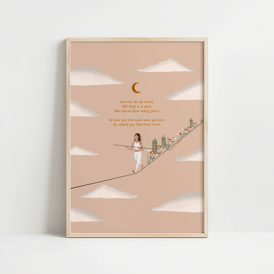 One Life - Art Print