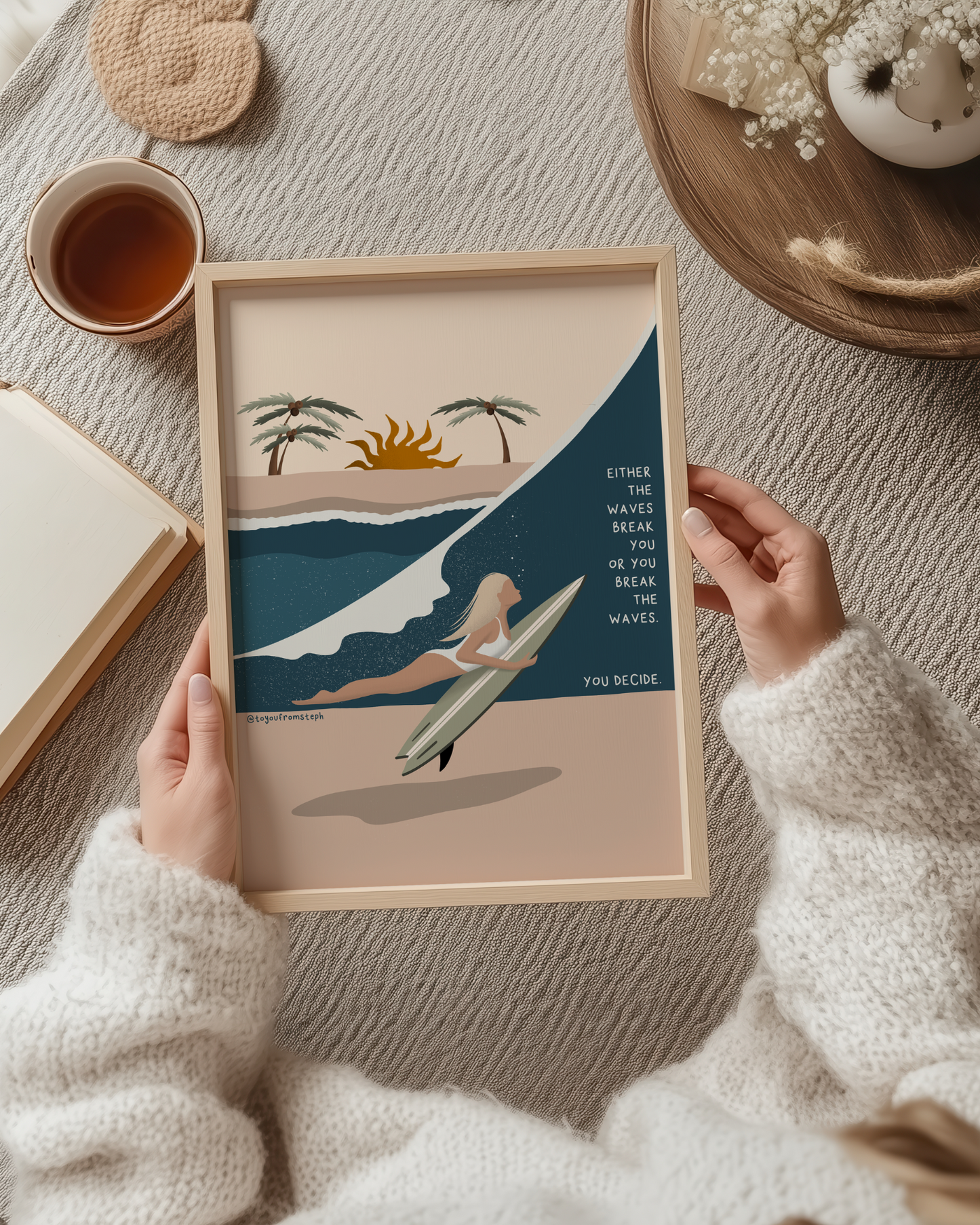 Break the Waves - Art Print