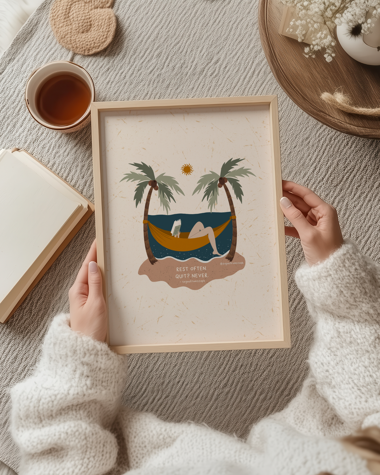 Stress Less - Art Print