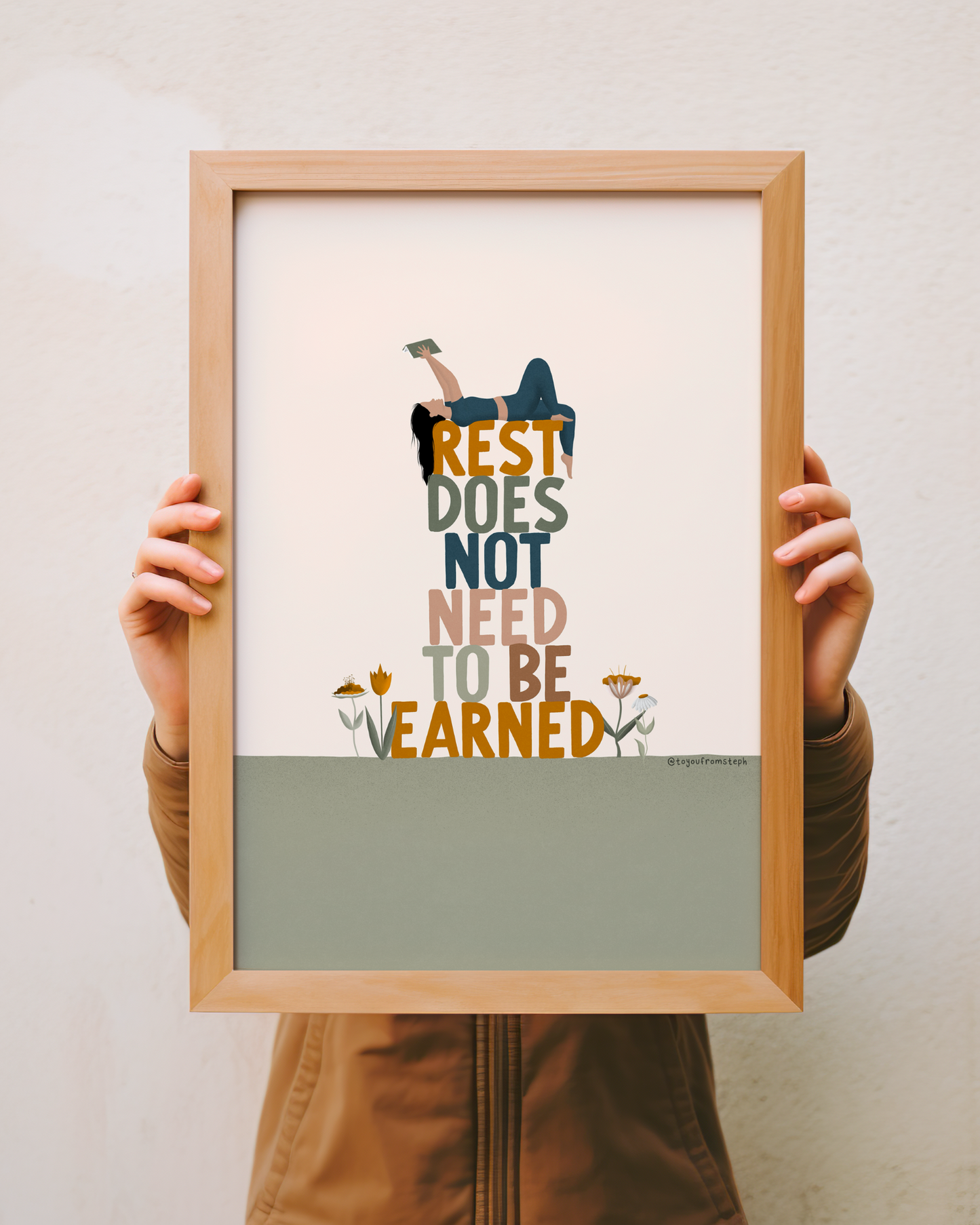 Rest Does Not Need to Be Earned - Art Print
