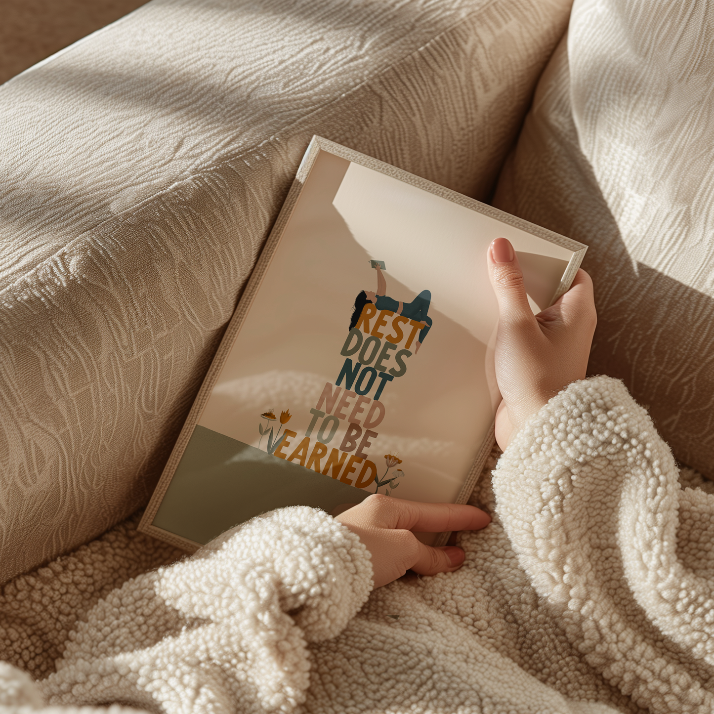 Rest Does Not Need to Be Earned - Art Print
