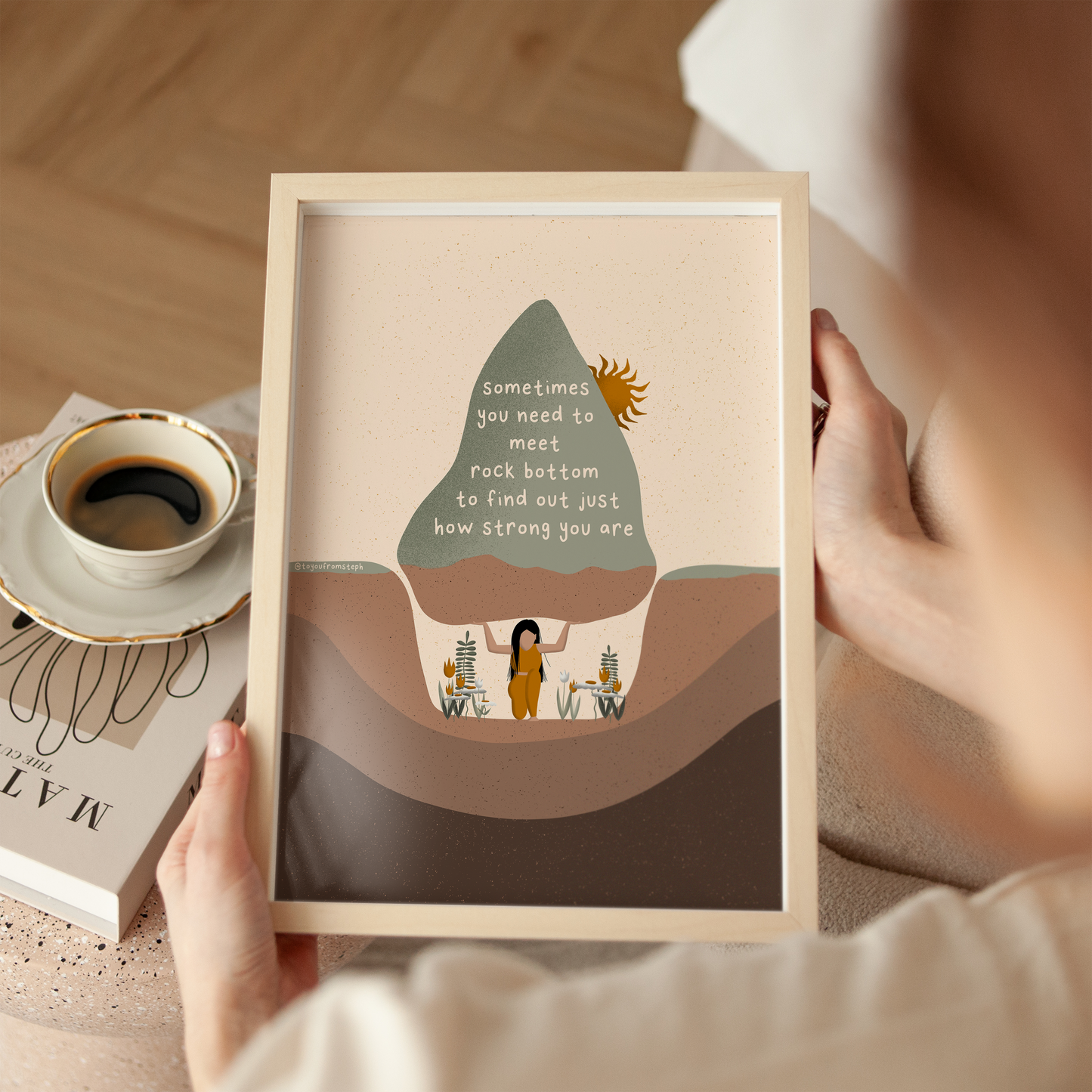 Rock Bottom - Art Print