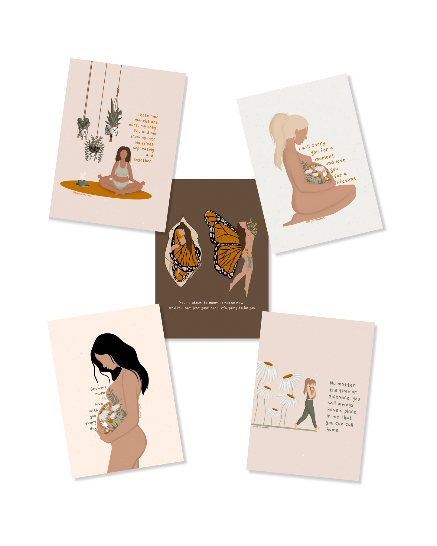 Blooming Bundle - Pack of 5 Postcards