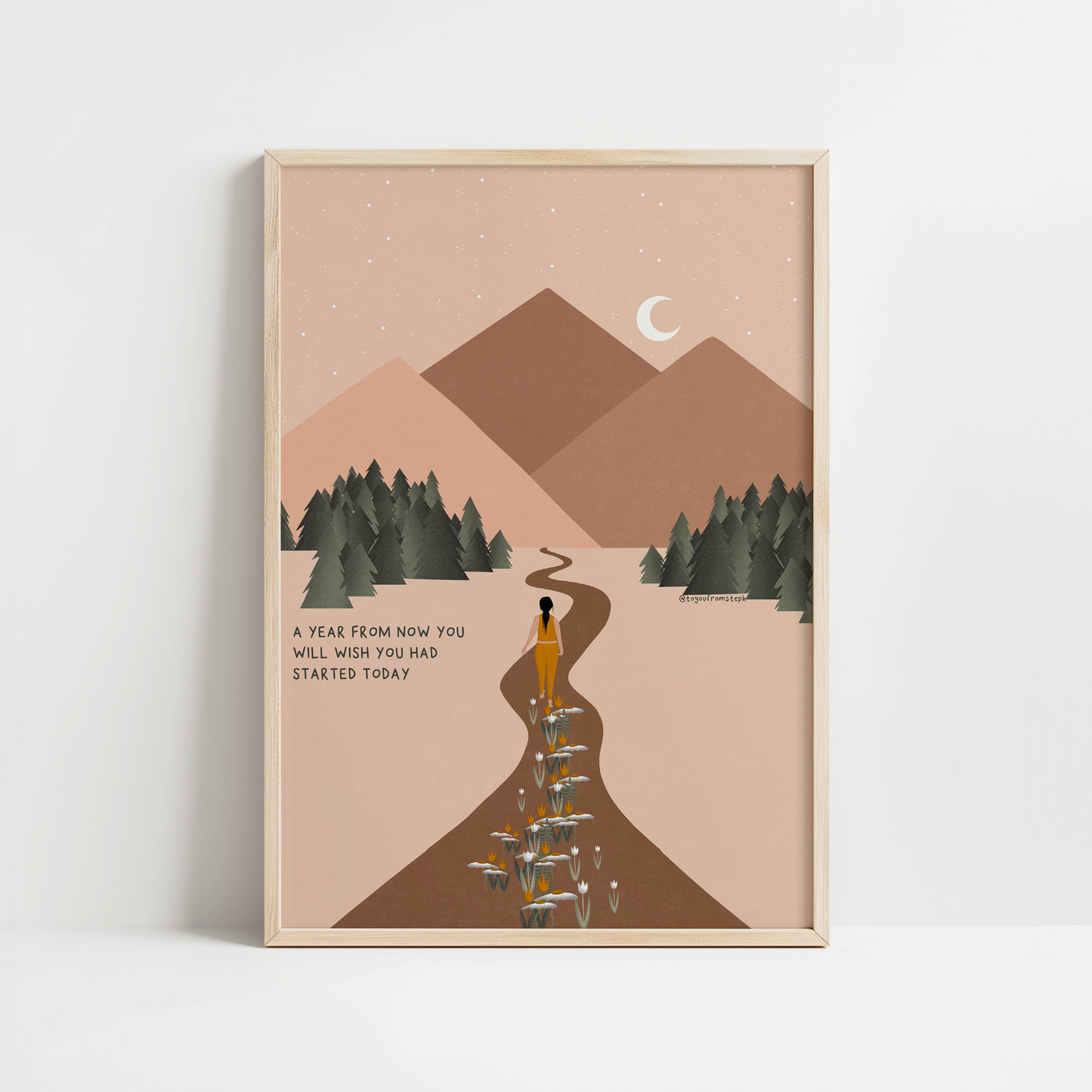 Started Today - Art Print