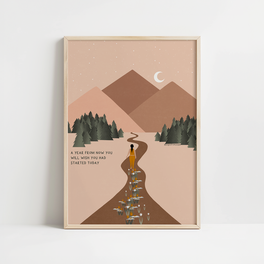 Started Today - Art Print