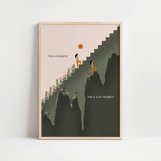 This is Also Progress - Art Print
