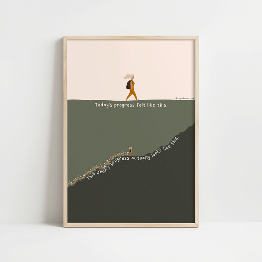 This Year's Progress - Art Print