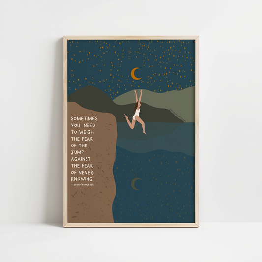 Weigh the Fear - Art Print