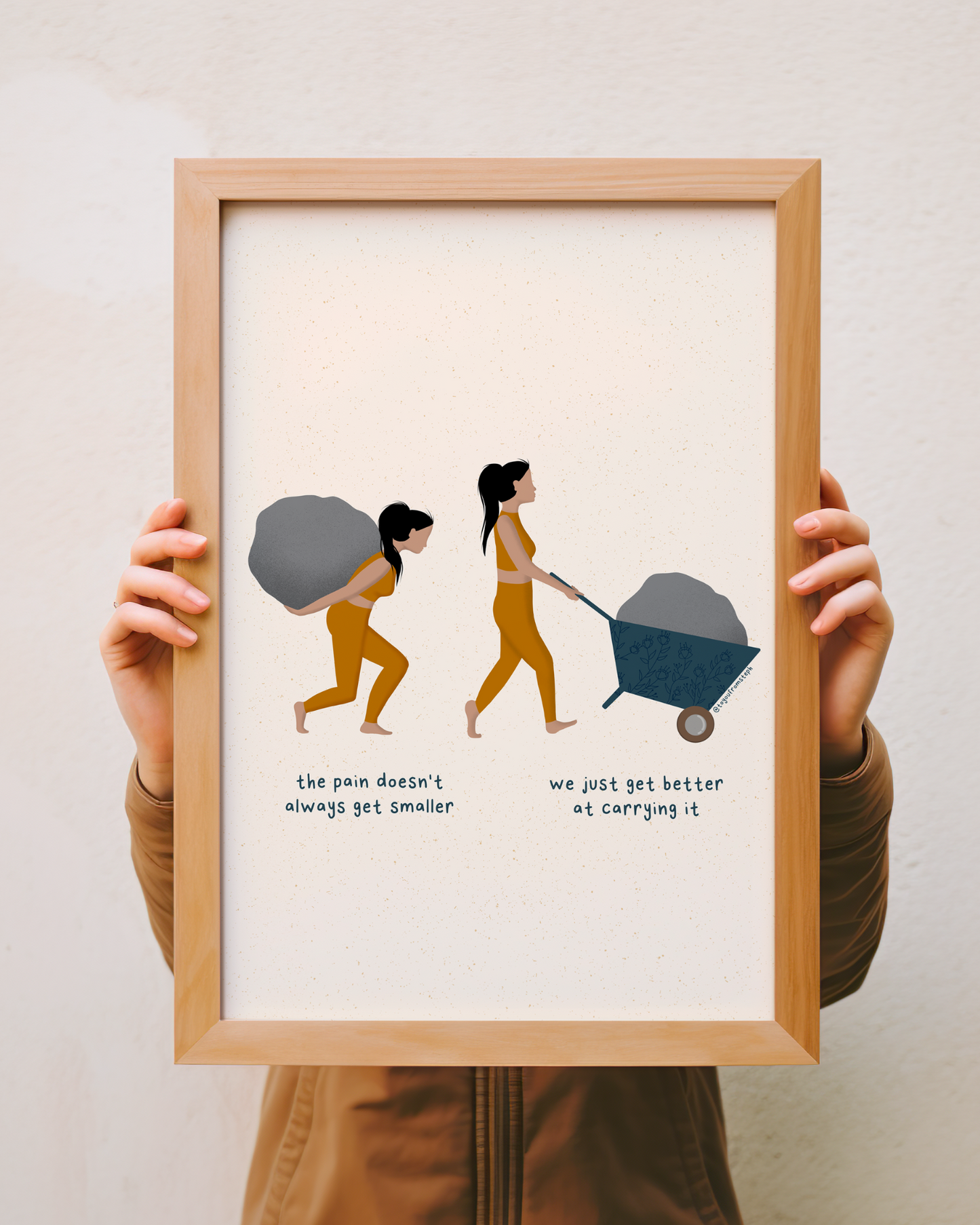 Carrying It - Art Print