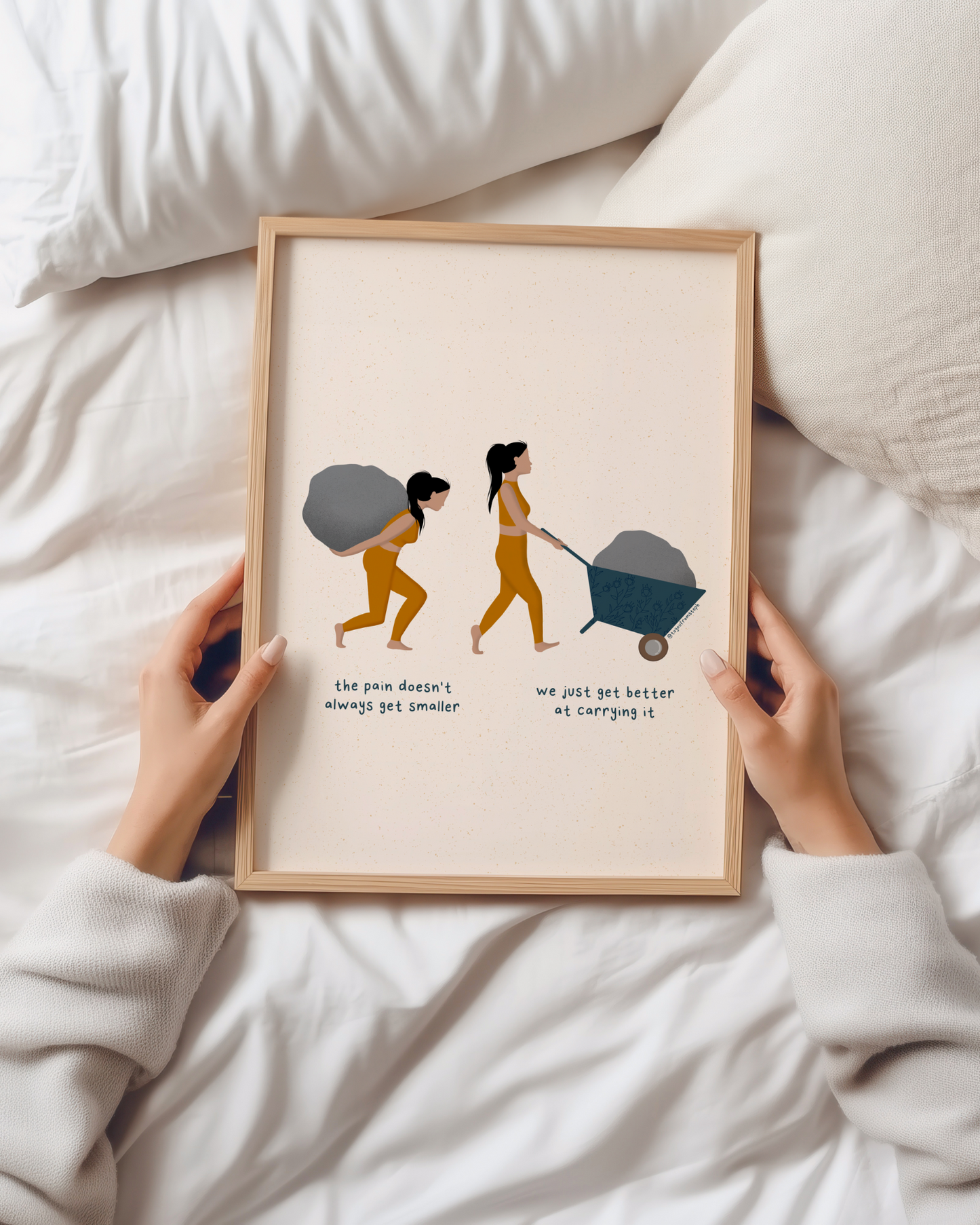 Carrying It - Art Print