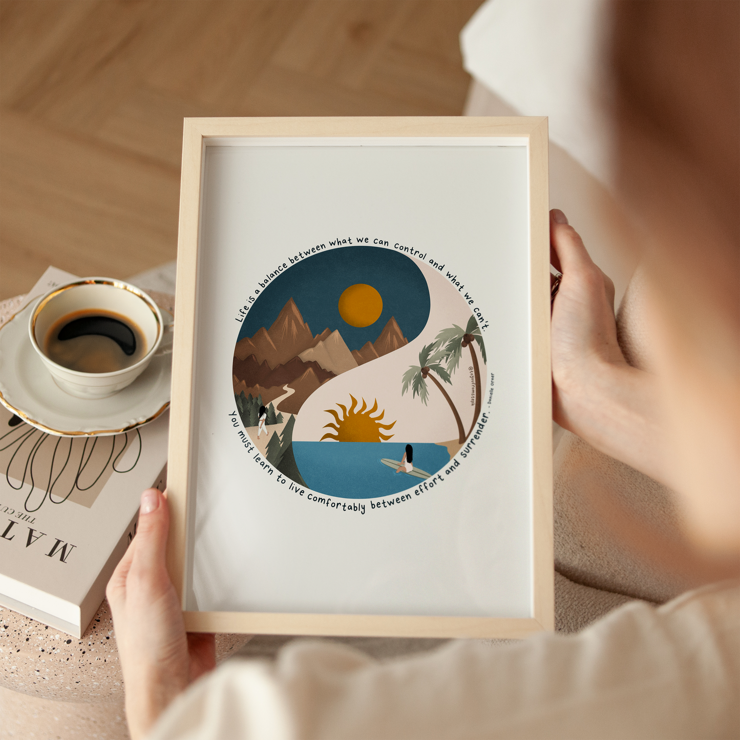 Effort & Surrender - Art Print