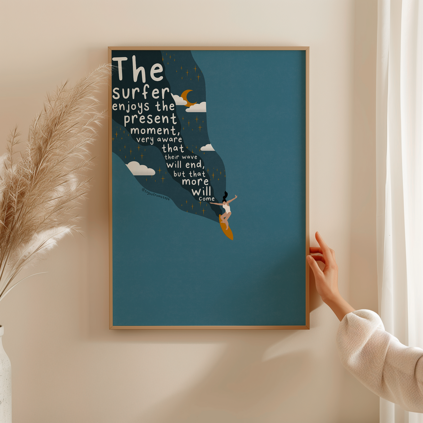 The Surfer - Art Print