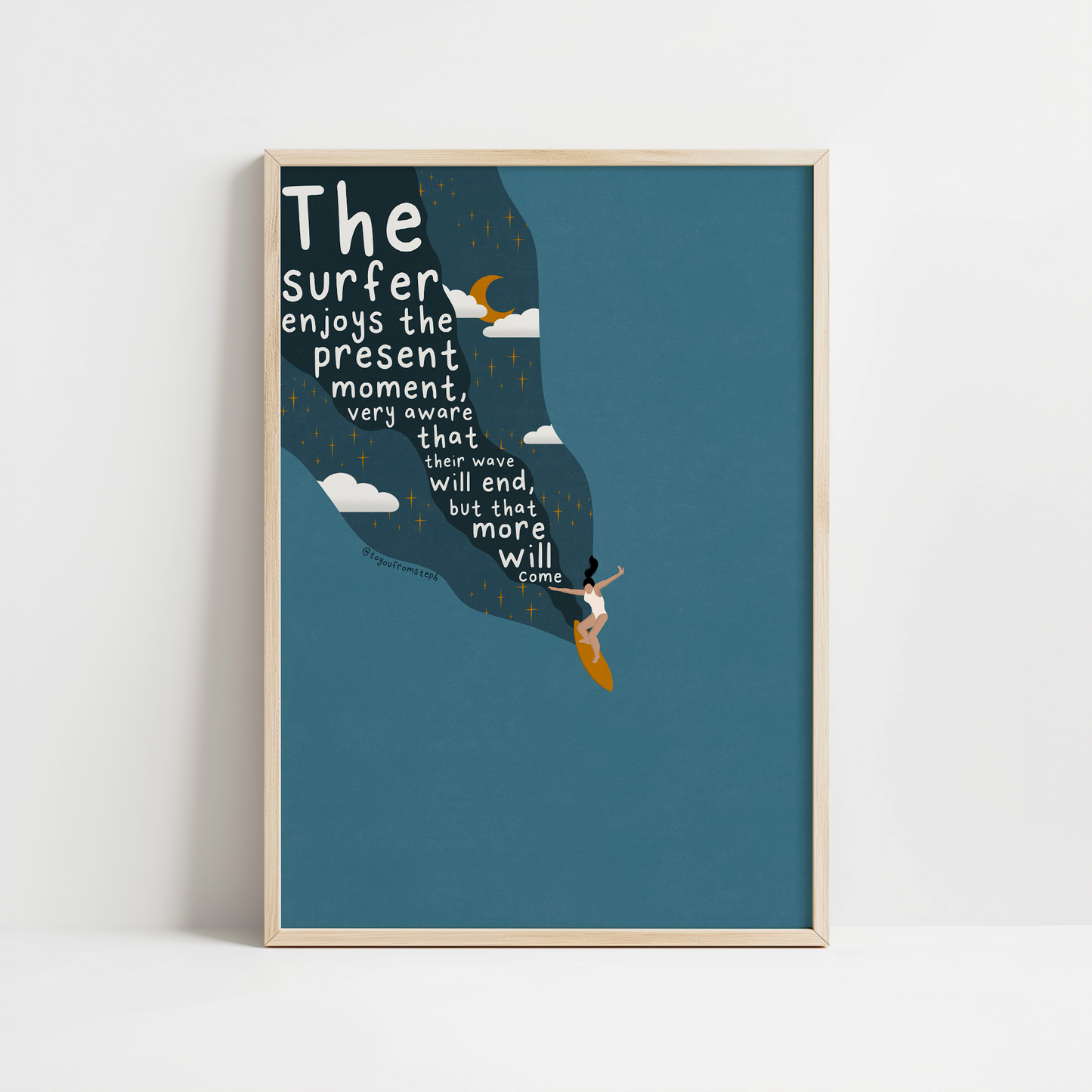 The Surfer - Art Print
