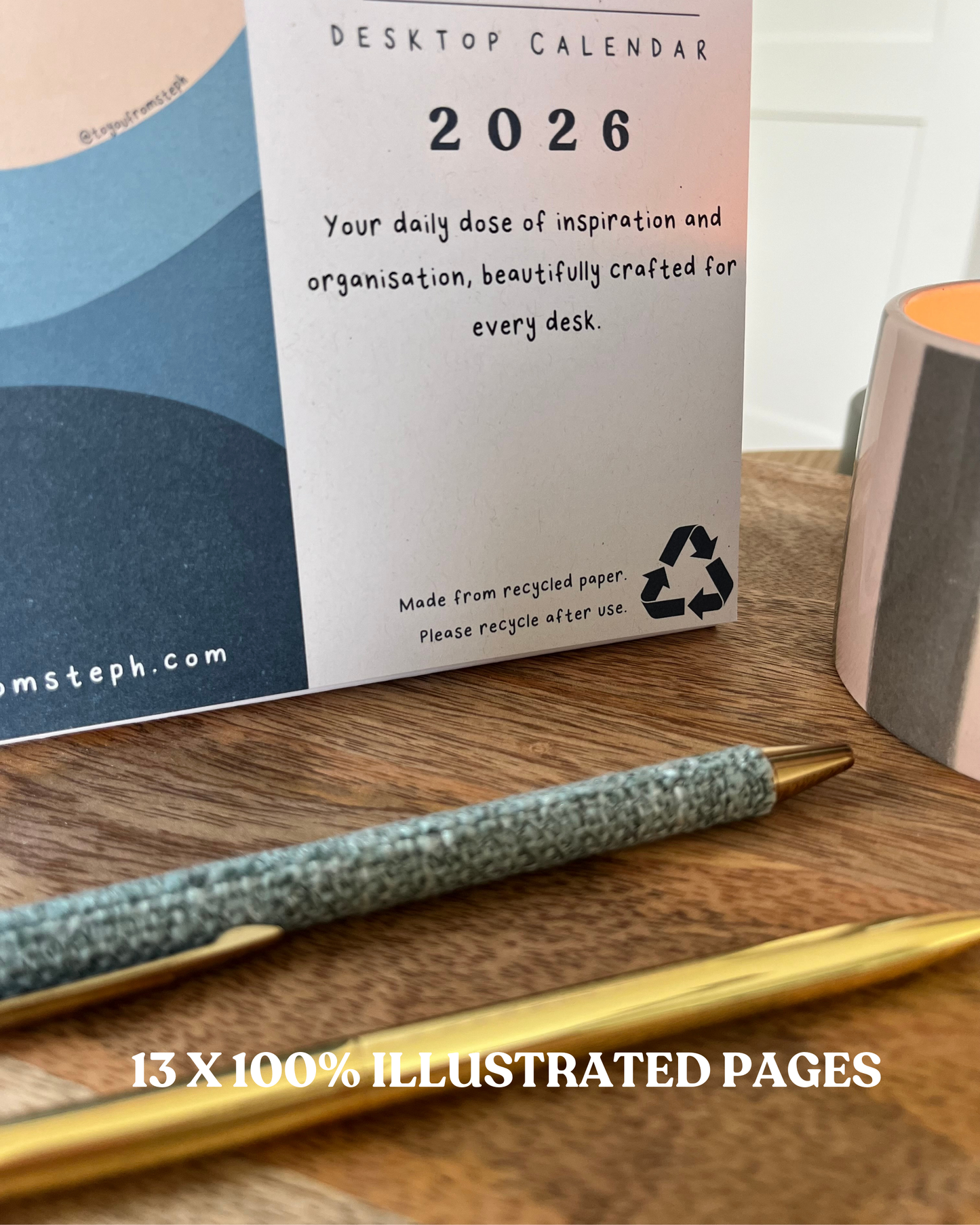 (PRE-ORDER) Thrive 2026 | Desktop Calendar | A5