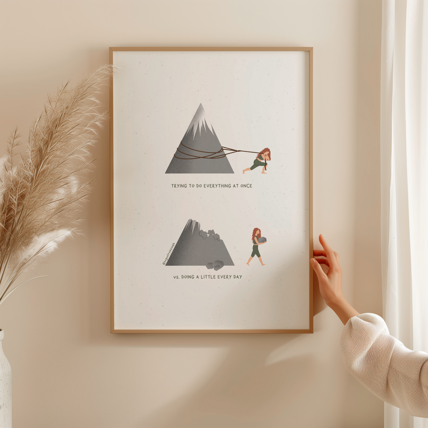 A Little Every Day - Art Print