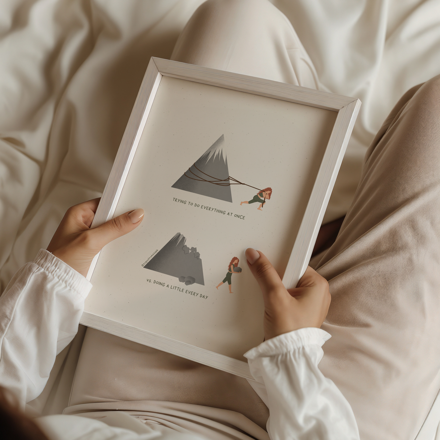 A Little Every Day - Art Print