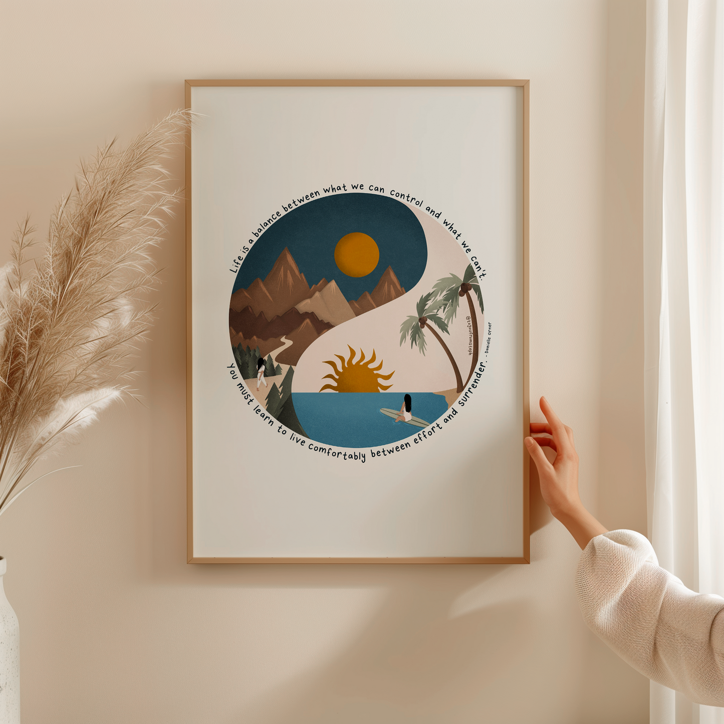 Effort & Surrender - Art Print