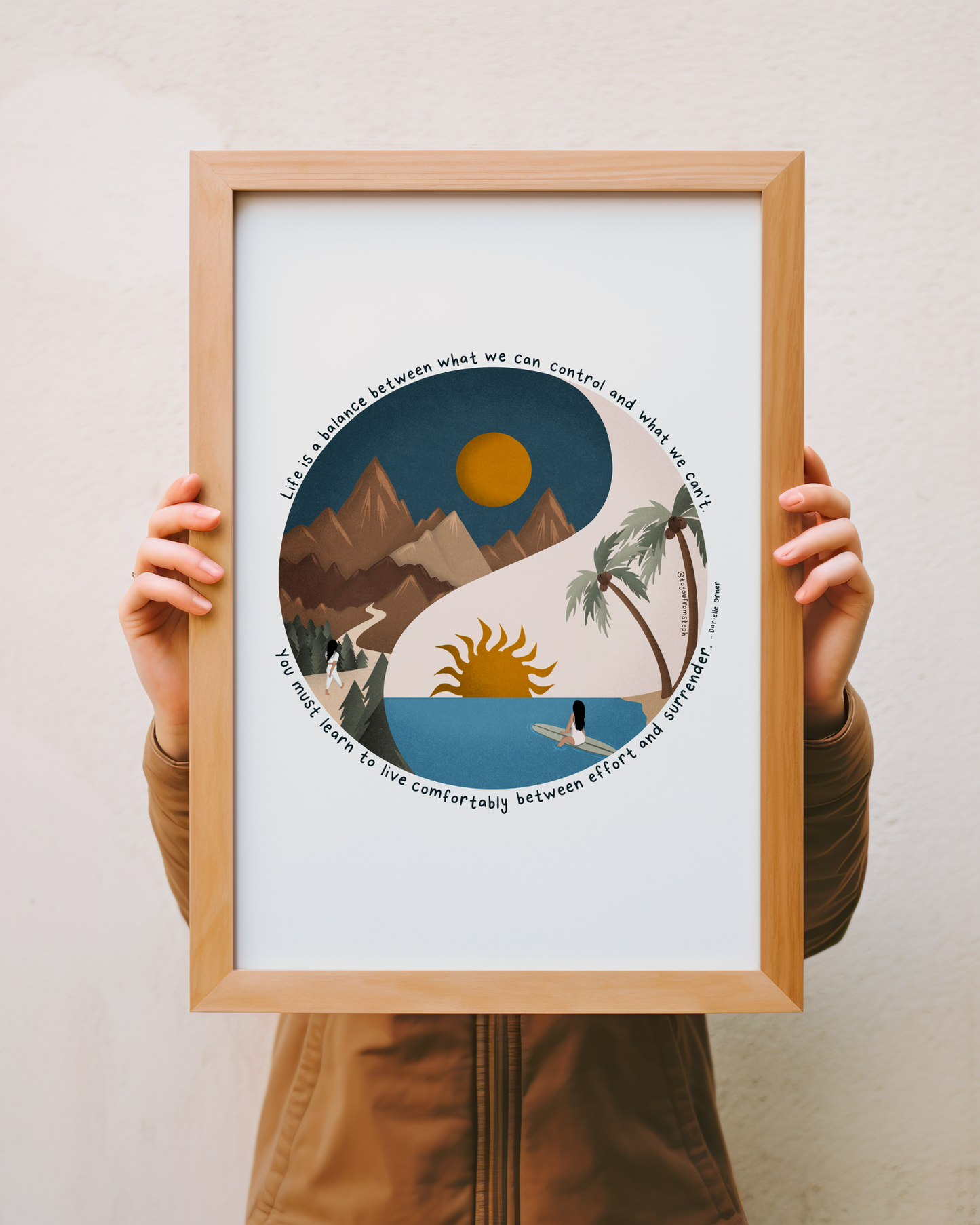Effort & Surrender - Art Print