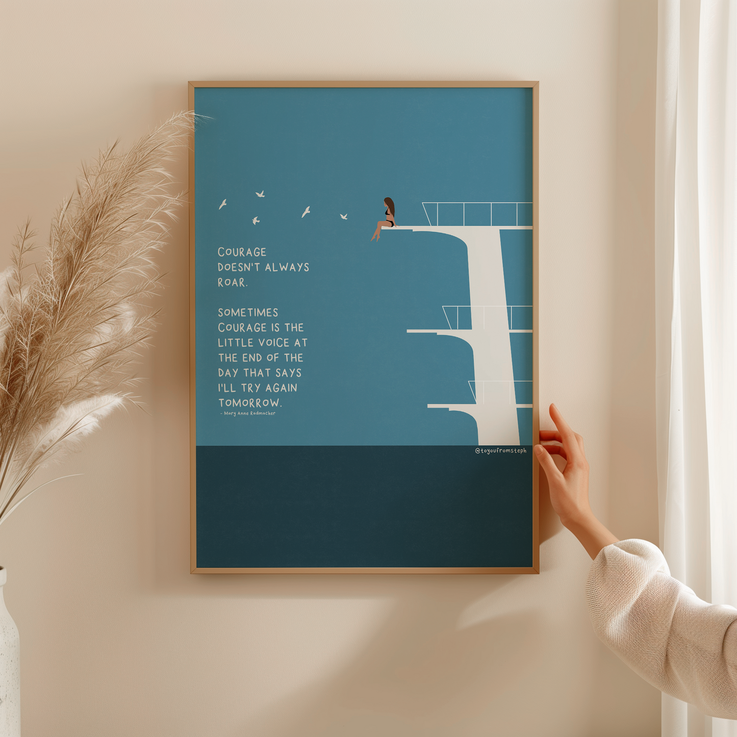 Courage - Art Print