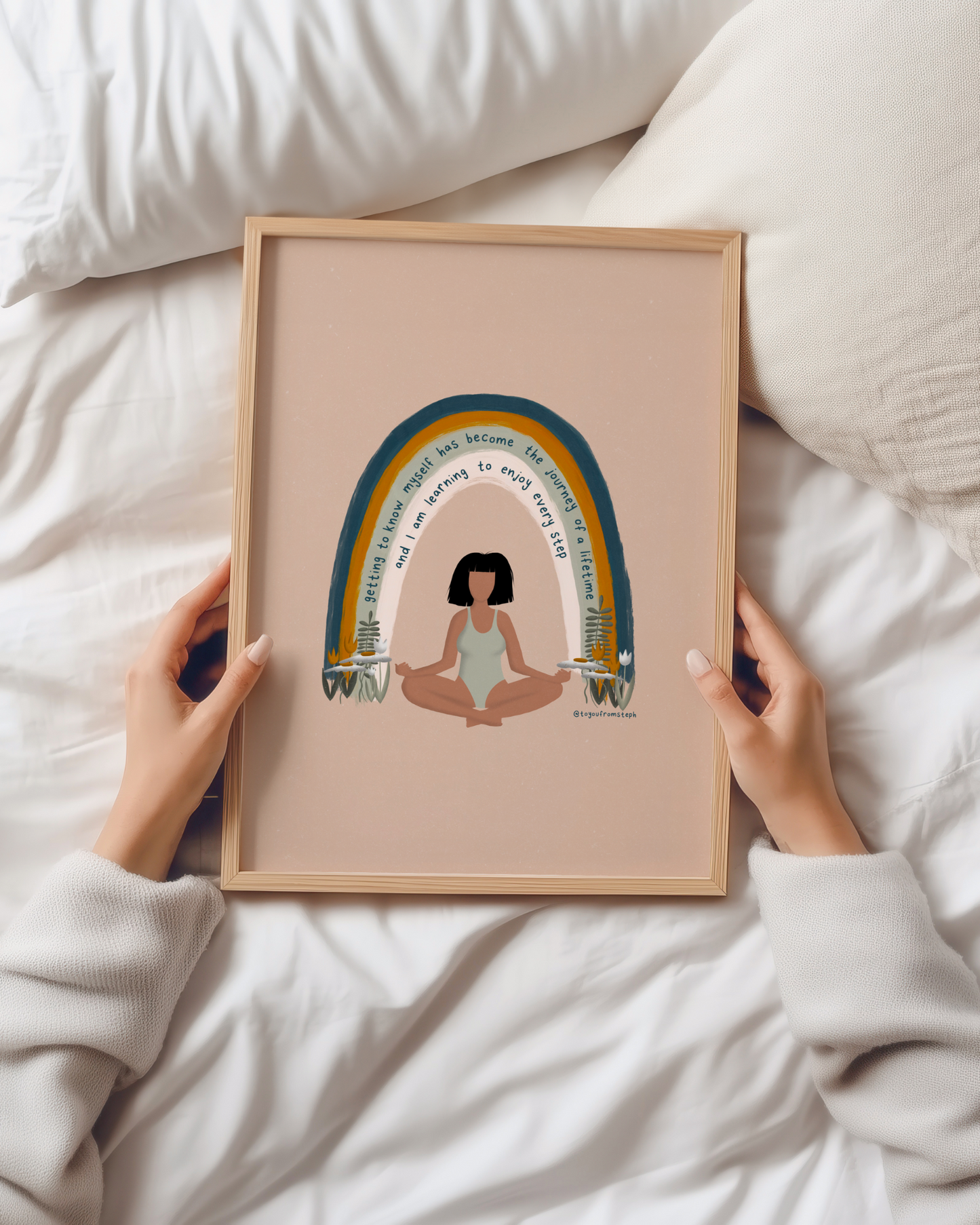 Getting to Know Myself - Art Print