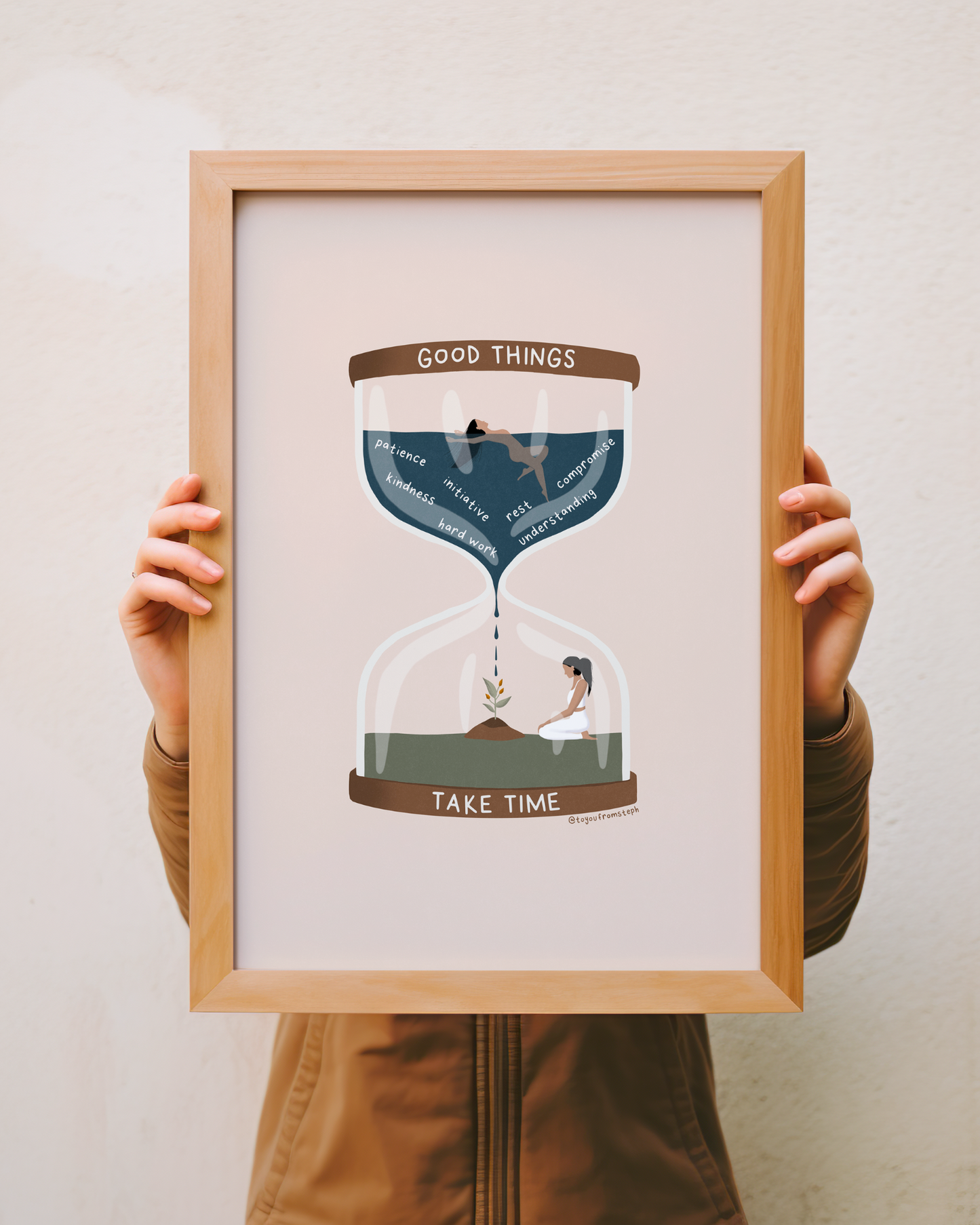 Good Thing Take Time - Art Print