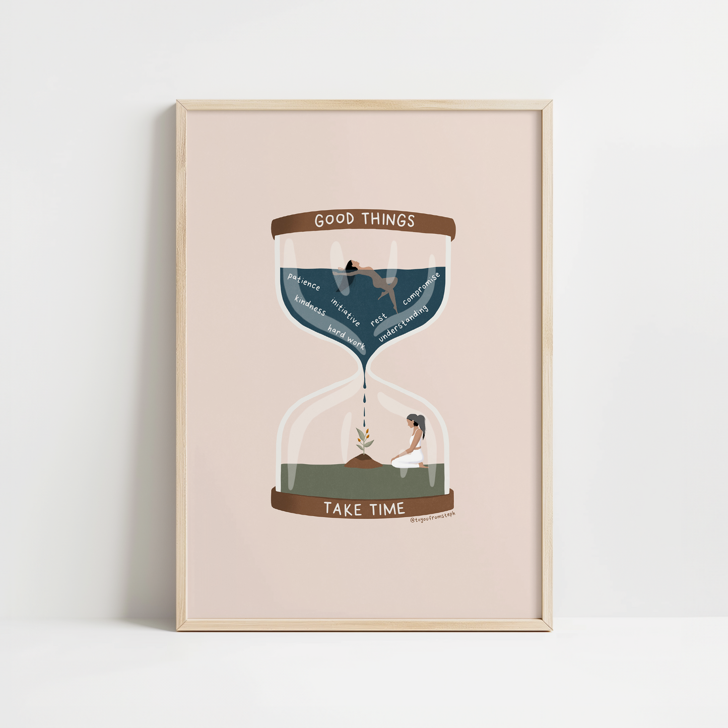 Good Thing Take Time - Art Print