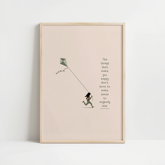 Happy - Art Print