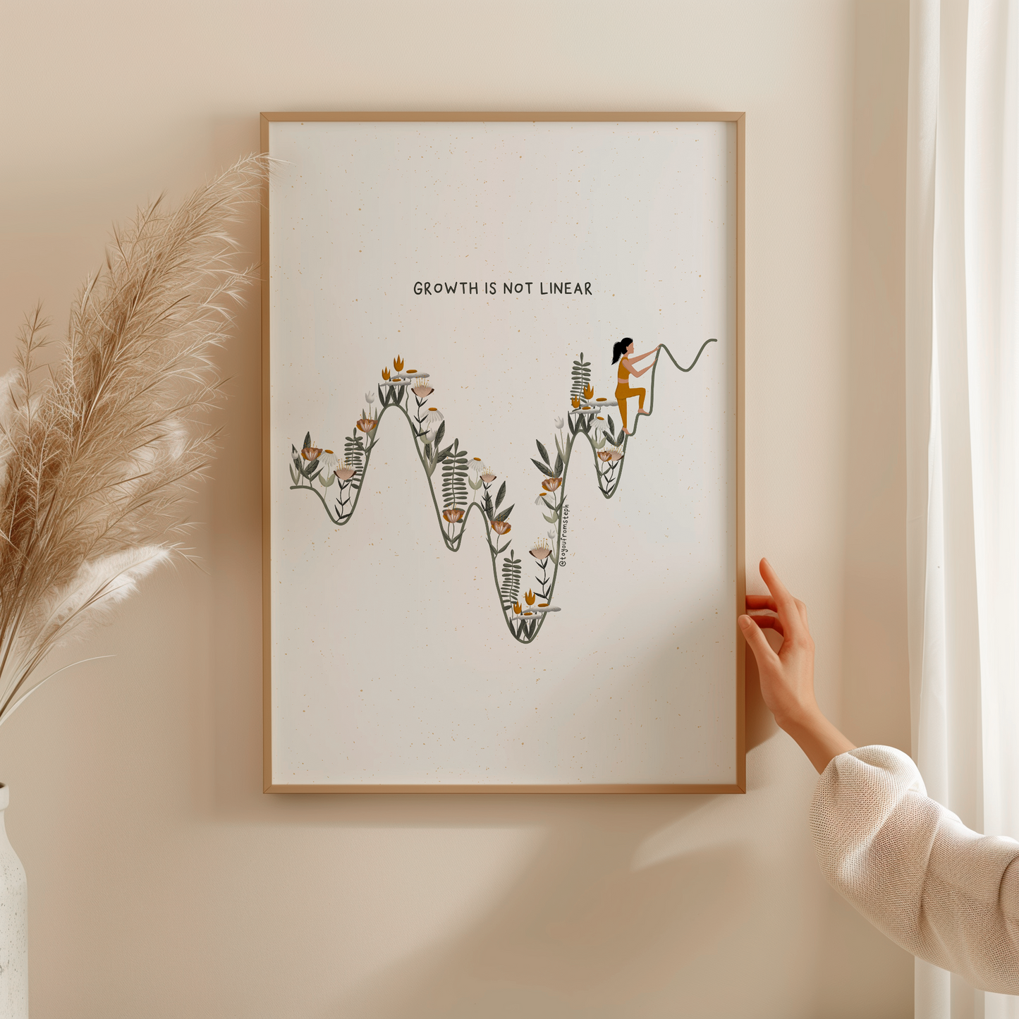 Growth is Not Linear - Art Print