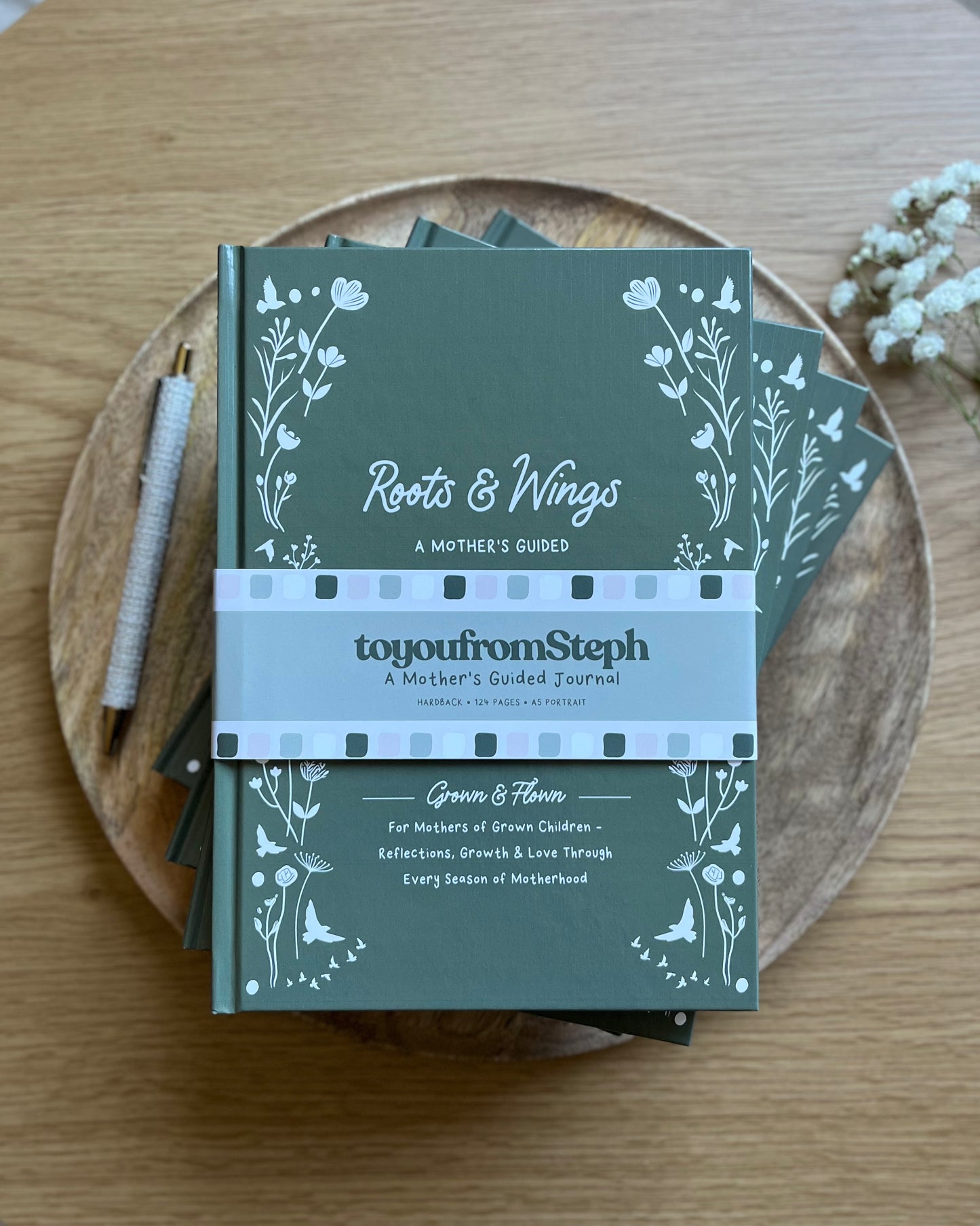 Roots & Wings: Grown and Flown | A Guided Journal for Mothers With Grown Children | A5