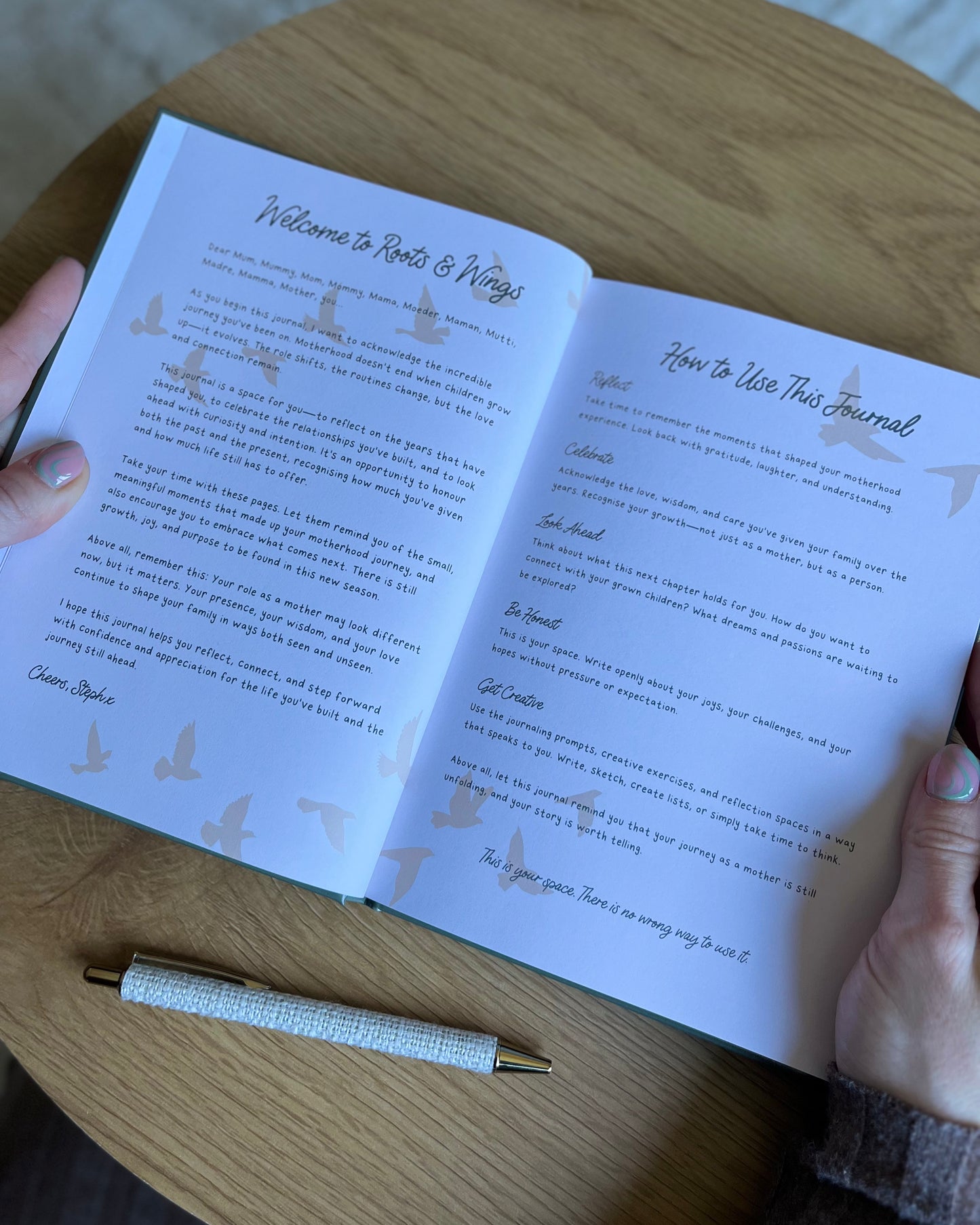 Roots & Wings: Grown and Flown | A Guided Journal for Mothers With Grown Children | A5