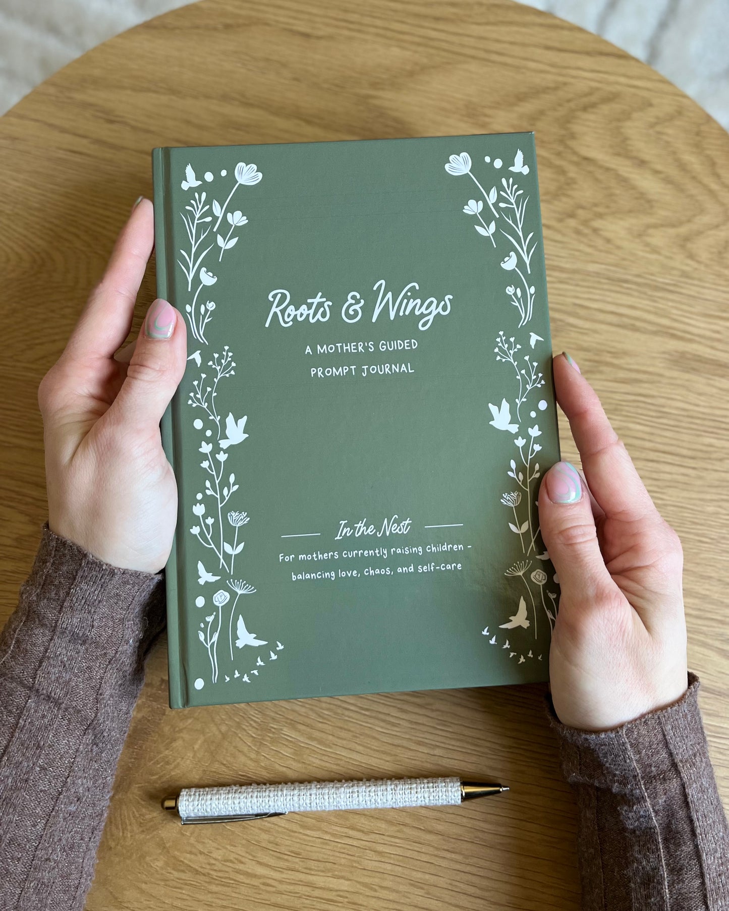 Roots & Wings: In the Nest | A Guided Journal for Mothers Raising Children | A5