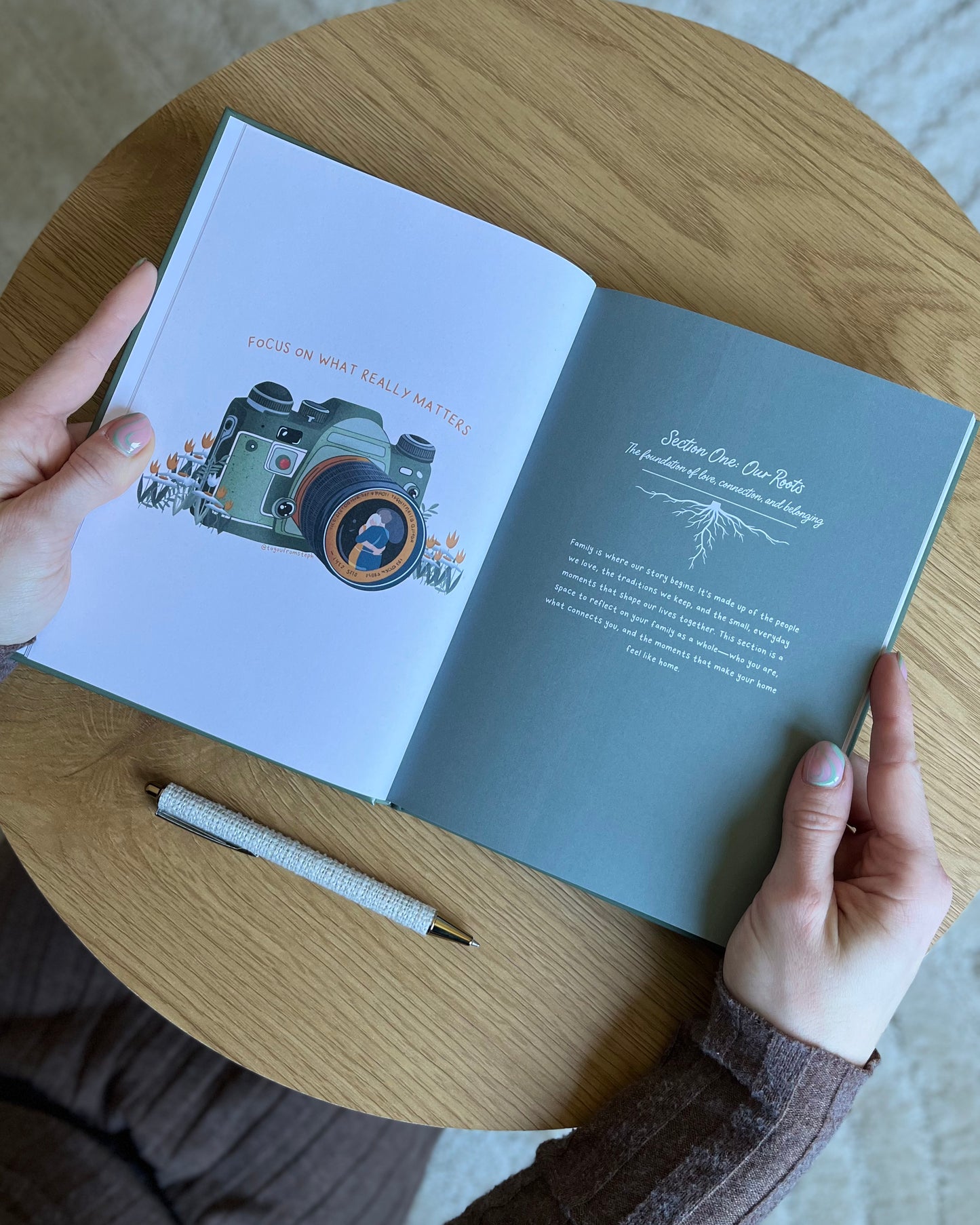 Roots & Wings: In the Nest | A Guided Journal for Mothers Raising Children | A5
