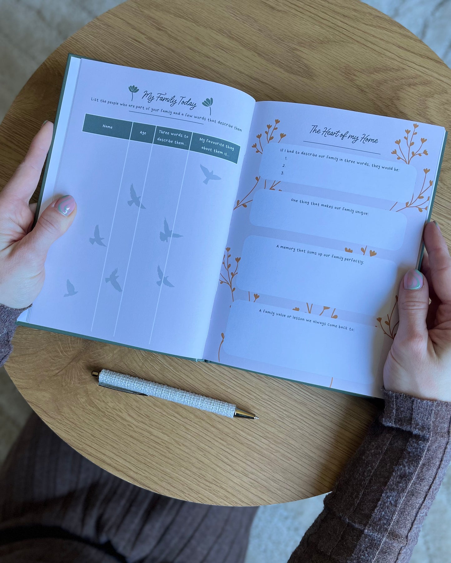 Roots & Wings: In the Nest | A Guided Journal for Mothers Raising Children | A5