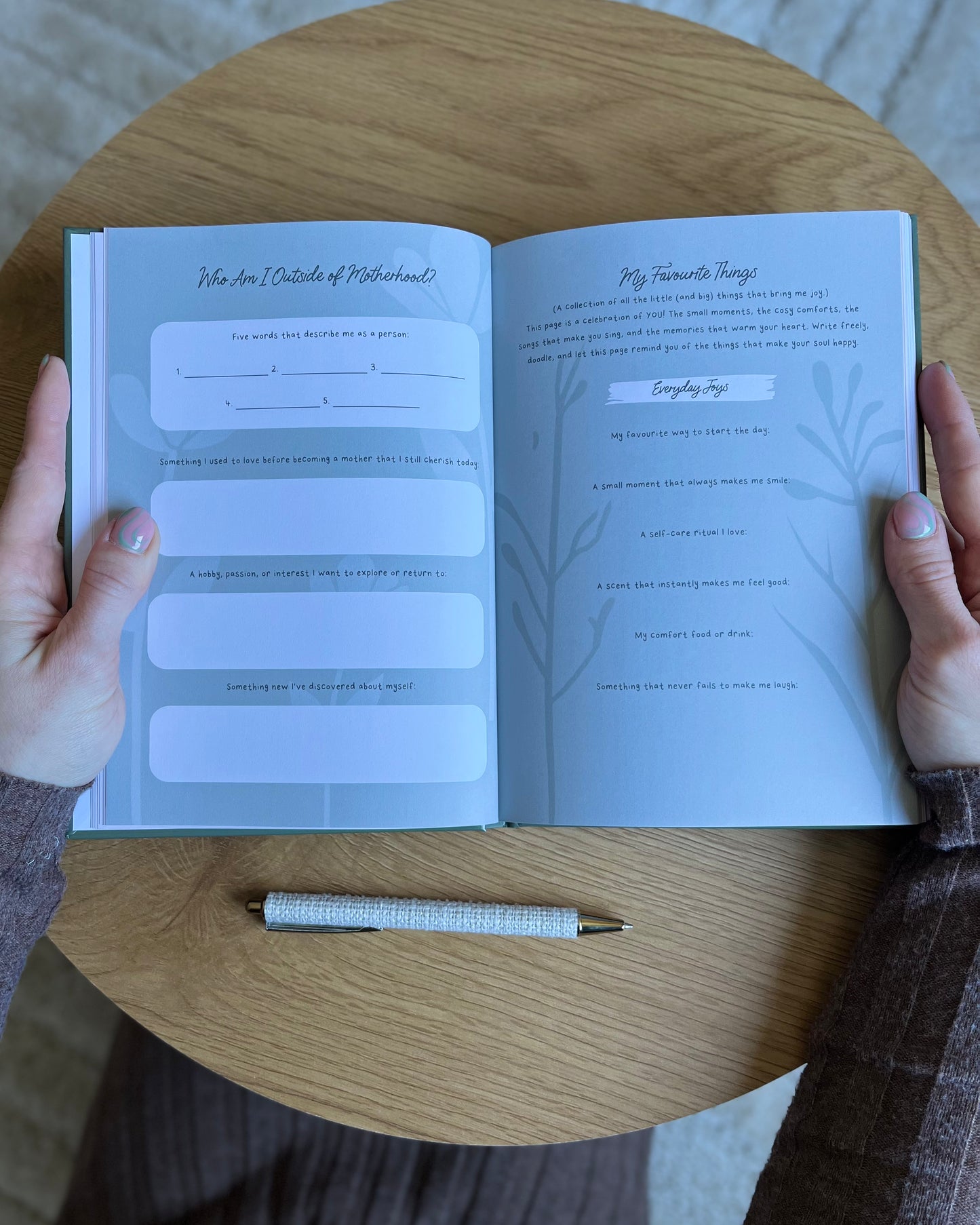 Roots & Wings: In the Nest | A Guided Journal for Mothers Raising Children | A5