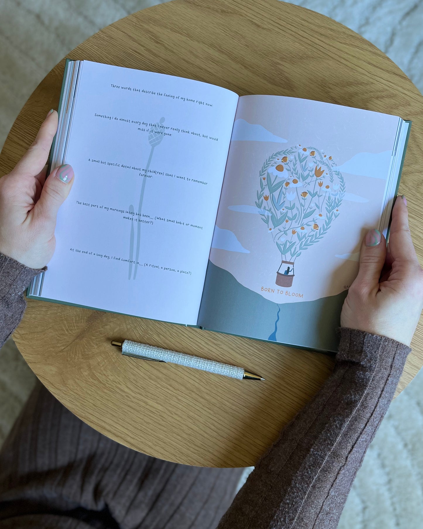 Roots & Wings: In the Nest | A Guided Journal for Mothers Raising Children | A5