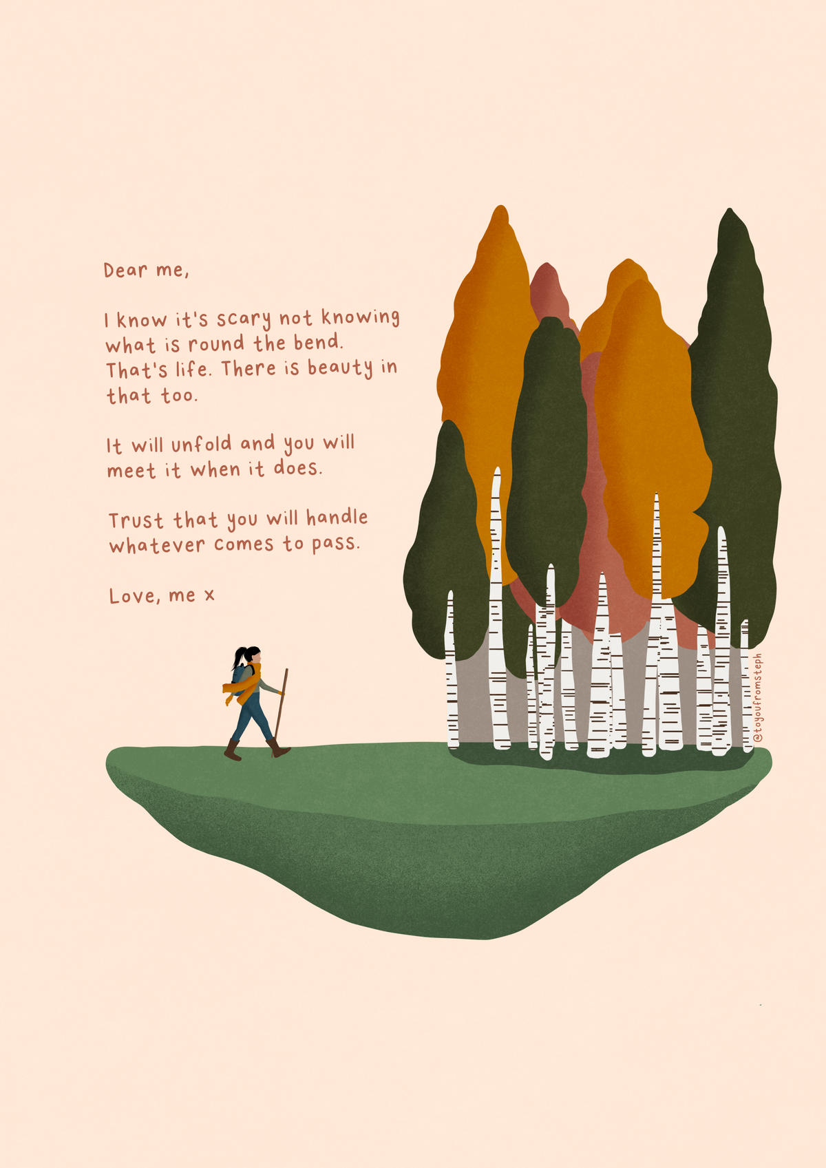 Love, Me x - Art Print