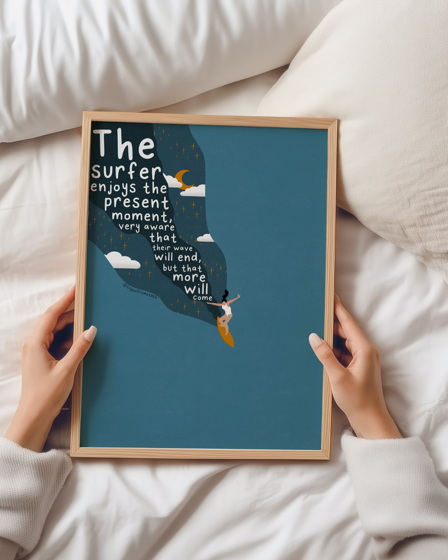 The Surfer - Art Print