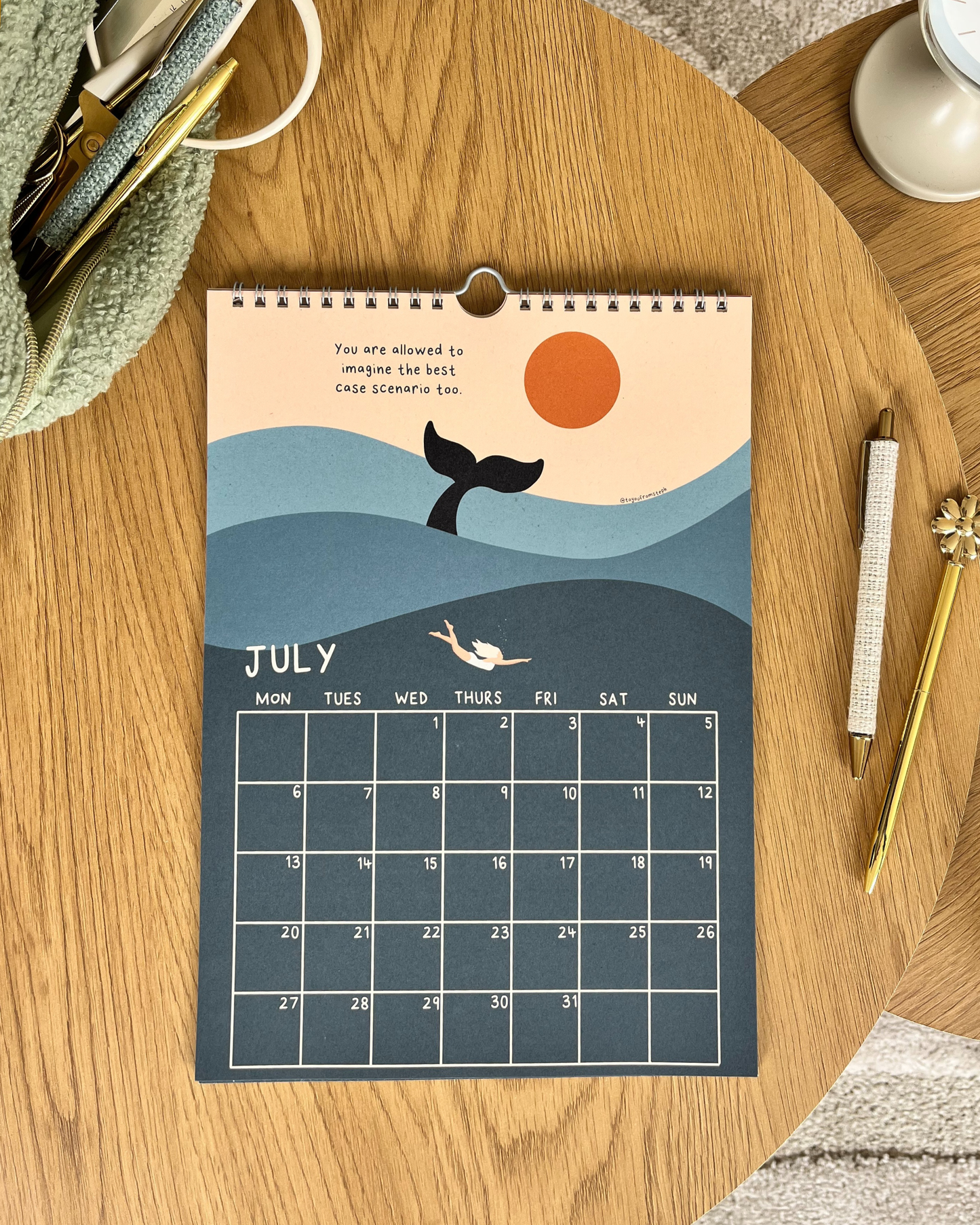 (PRE-ORDER) Thrive 2026 Wall Calendar | A4