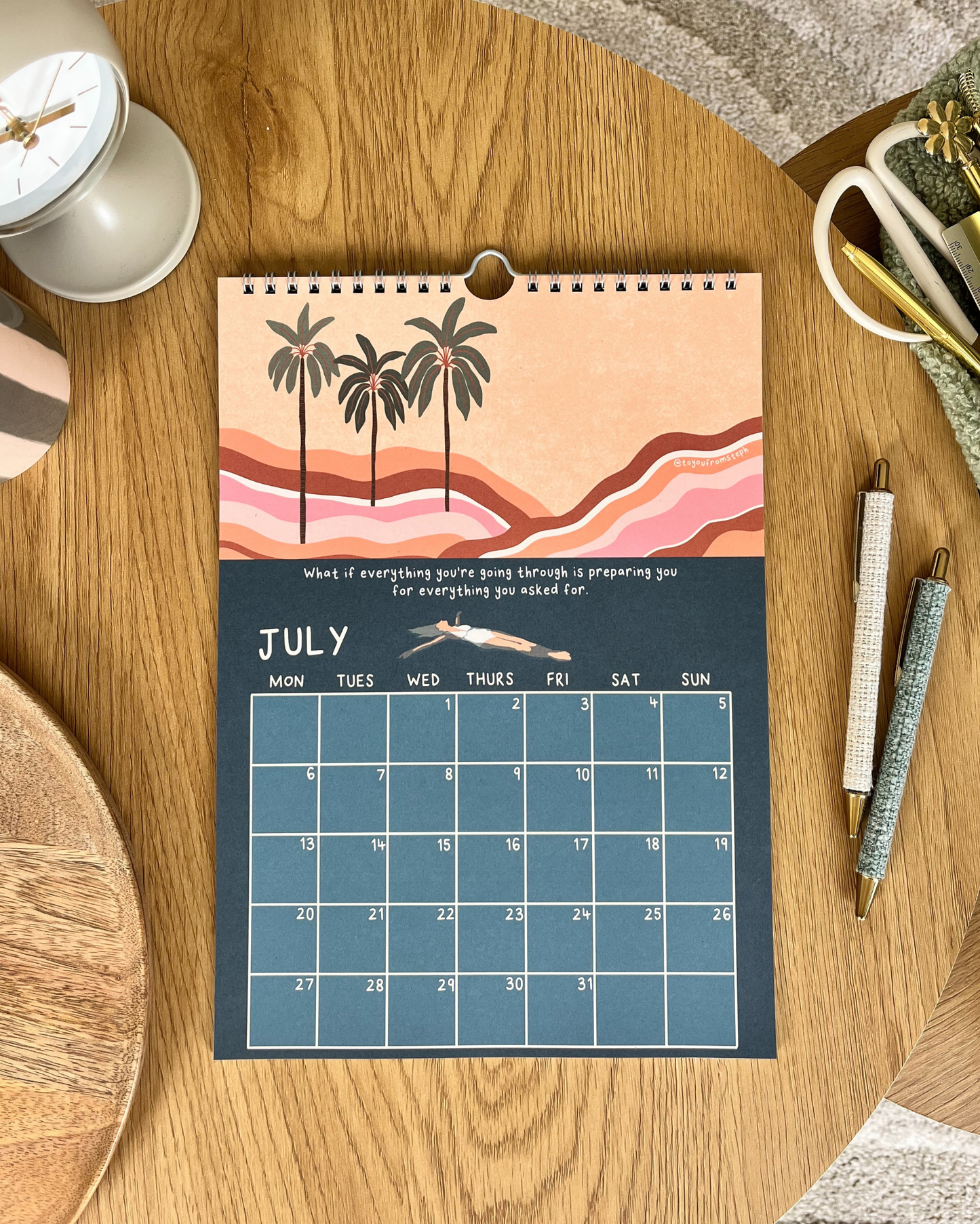 (PRE-ORDER) Rise 2026 Wall Calendar | A4